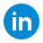 logo van linkedin in het blauw